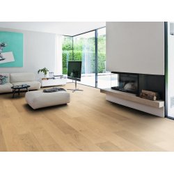 HARO Plankegulv - Eg invisible Markant med naturaDur High Performance Lak - Bredde 180 mm