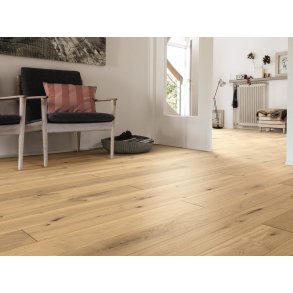 HARO Plankegulv - Brstet Eg Invisible Sauvage med klar naturaDur matlak - Bredde 180 mm