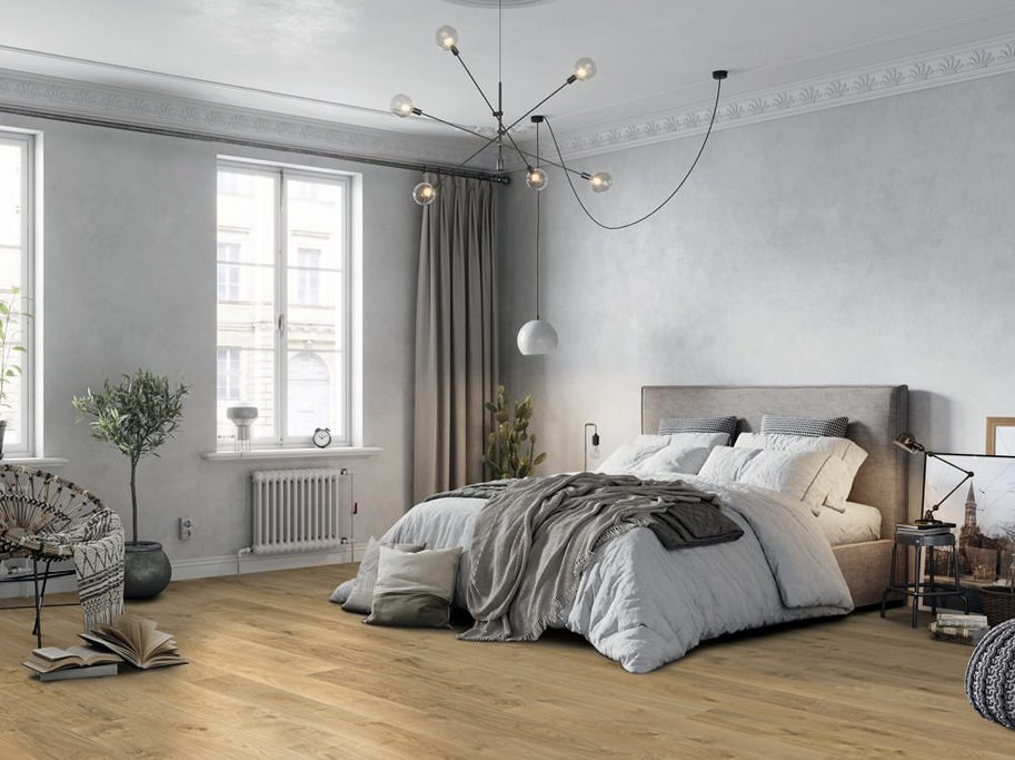 HARO Plankegulv - B�rstet Eg invisible Sauvage med klar olie - Bredde 180 mm