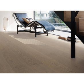 HARO Plankegulv - Brstet Eg Markant med konkyliegr olie - Bredde 180 mm