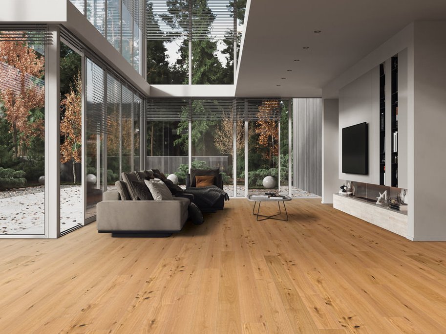 HARO Plankegulv - Eg Sauvage med naturaDur High Performance Lak - Bredde 180 mm