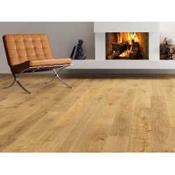 HARO Plankegulv - Brstet Eg Sauvage med klar naturaDur matlak - Bredde 180 mm