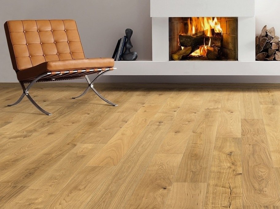 HARO Plankegulv - Brstet Eg Sauvage med klar naturaDur matlak - Bredde 180 mm