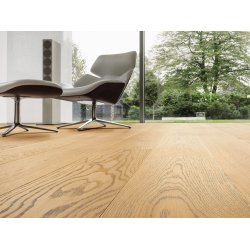 HARO Plankegulv - Brstet Eg Sauvage med klar naturaDur matlak - Bredde 180 mm