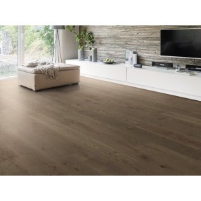 HARO Plankegulv - B�rstet Eg sivbrun naturaLin - Bredde 180 mm