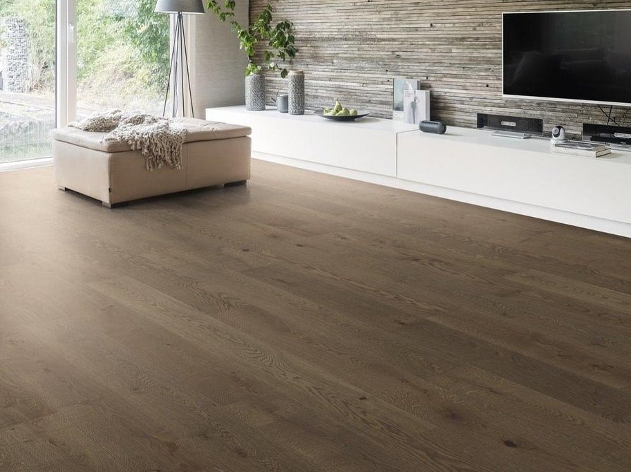 HARO Plankegulv - B�rstet Eg sivbrun naturaLin - Bredde 180 mm