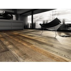 HARO Plankegulv - Hndbrstet Ask med klar olie - Bredde 173 mm