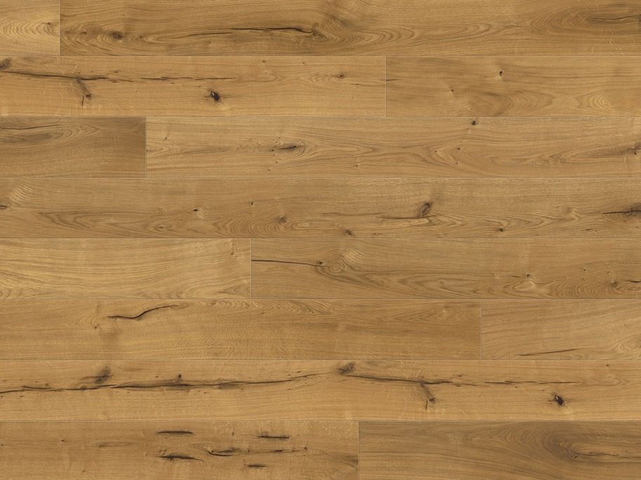 HARO Plankegulv - Brstet Eg Alabama med klar olie - Bredde 240 mm