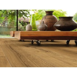 HARO Plankegulv - Brstet Eg Alabama med klar olie - Bredde 240 mm