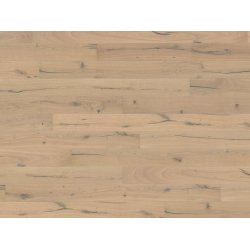 HARO Plankegulv - Brstet Eg Purohvid Alabama med hvid olie - Bredde 180 mm