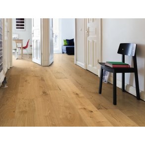 HARO Plankegulv - Brstet Eg Invisible Sauvage med klar olie - Bredde 240 mm