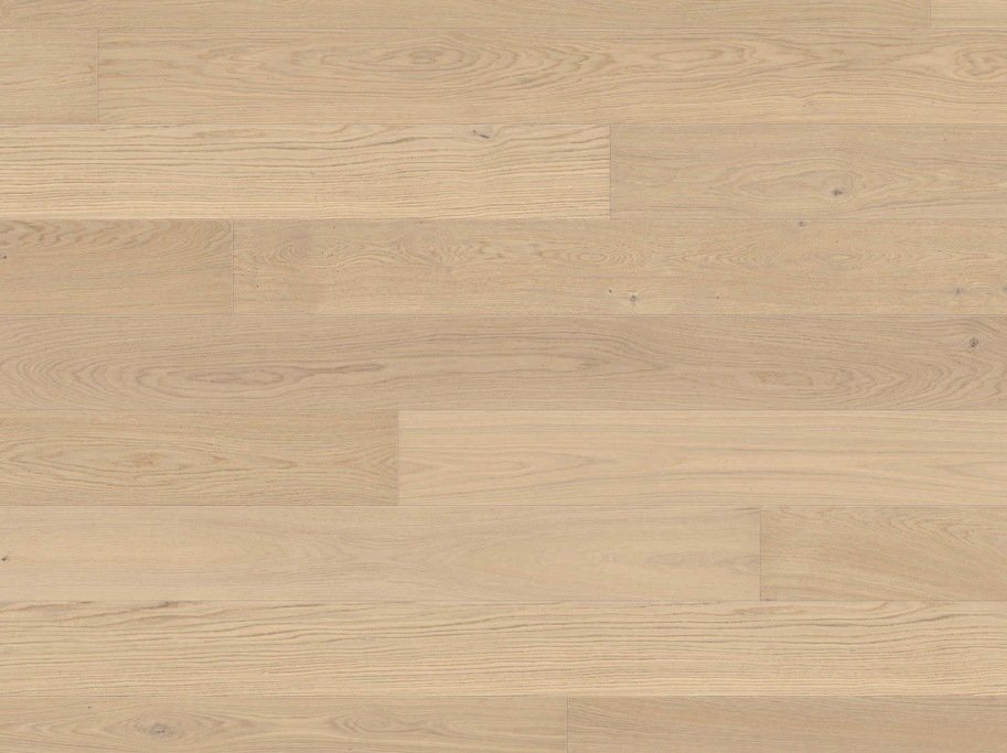 HARO Plankegulv - Brstet Eg Lysehvid Markant med hvid olie - Bredde 240 mm