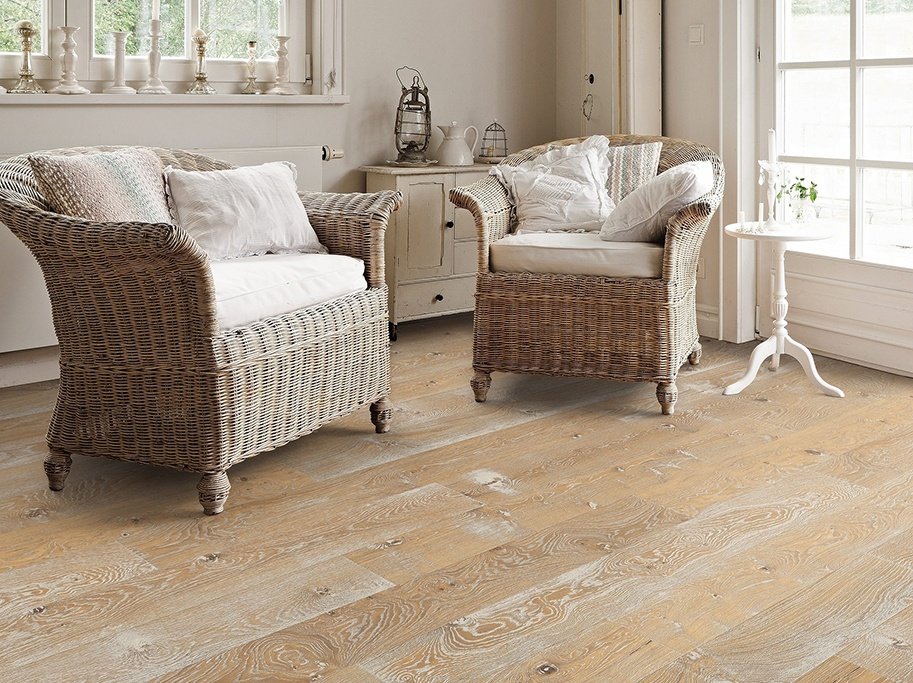 HARO Plankegulv - Retro brstet Eg Sauvage med olie - Bredde 180 mm