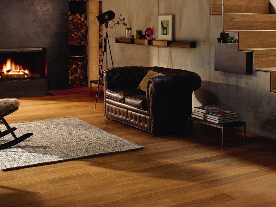 HARO Plankegulv - Rget og brstet Eg Markant med olie - Bredde 173 mm