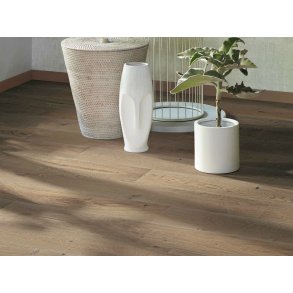 HARO Plankegulv - Brstet Eg Sandgr Sauvage med olie - Bredde 180 mm