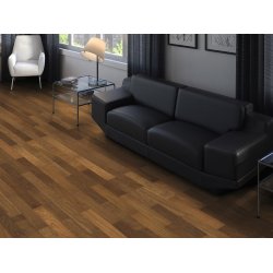 HARO Stavparket - Brstet Afrikansk Eg Light Trend med naturaLin+ olie - Bredde 70 mm