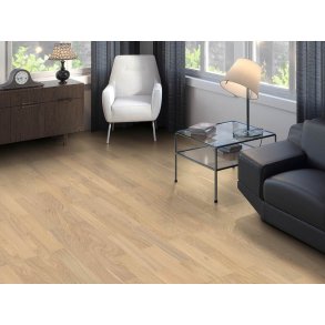 HARO Stavparket - Lysehvid Eg Objekt med naturaDur matlak - Bredde 70 mm