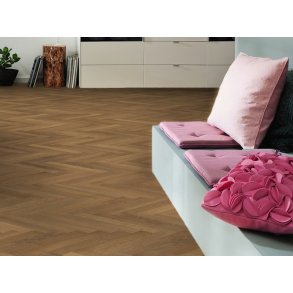 HARO Stavparket - Brstet Rget Eg med naturaDur matlak - Bredde 70 mm