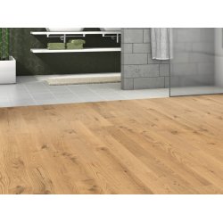 HARO Stavparket - Brstet Eg Sauvage med klar matlak - Bredde 120 mm