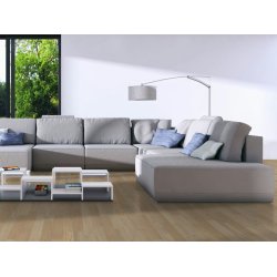 HARO Stavparket - B�stet Eg Sandgr� Trend med naturaDur matlak - Bredde 85 mm