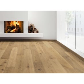 HARO Plankegulv - Brstet Afrikansk Eg Light Invisible Sauvage med olie - Bredde 180 mm