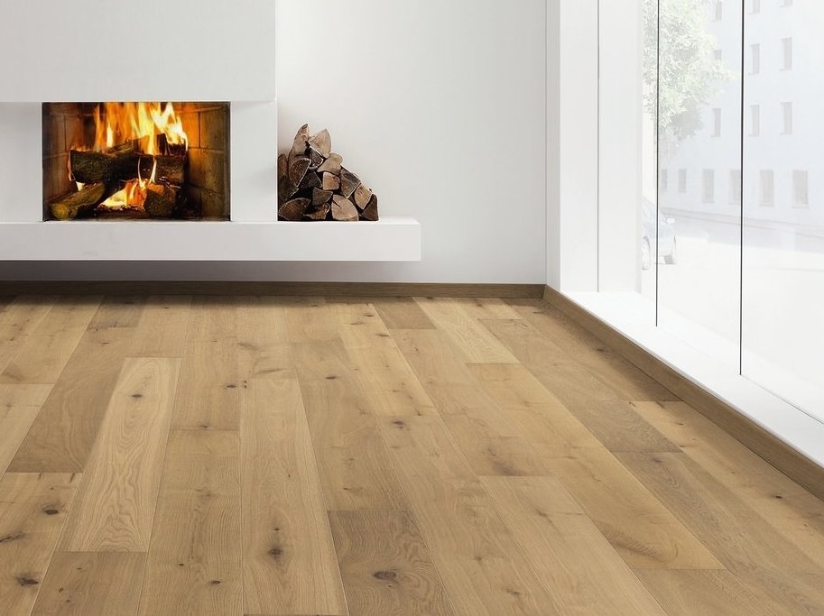 HARO Plankegulv - Brstet Afrikansk Eg Light Invisible Sauvage med olie - Bredde 180 mm