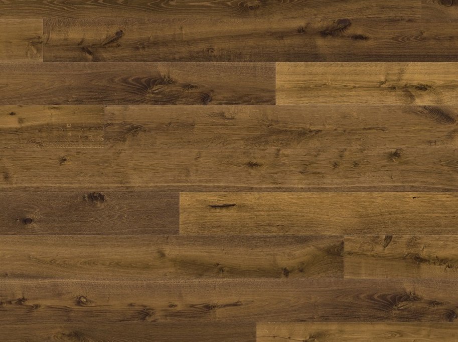 HARO Plankegulv - Brstet Afrikansk Eg Light Sauvage med klar olie - Bredde 180 mm