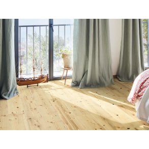 HARO Plankegulv - Brstet Gran Universal med naturaDur matlak - Bredde 180 mm