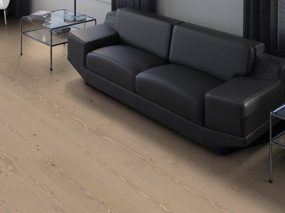 HARO Plankegulv - Brstet Gran Pastelgr Universal med naturaDur matlak - Bredde 180 mm