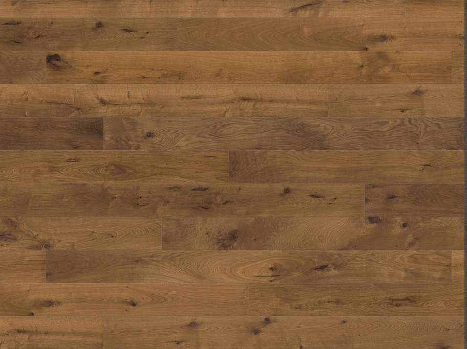 HARO Plankegulv - Brstet Rget Eg Sauvage med naturaDur matlak - Bredde 173 mm