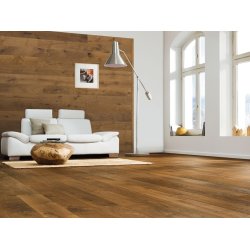 HARO Plankegulv - Brstet Rget Eg Sauvage med naturaDur matlak - Bredde 173 mm