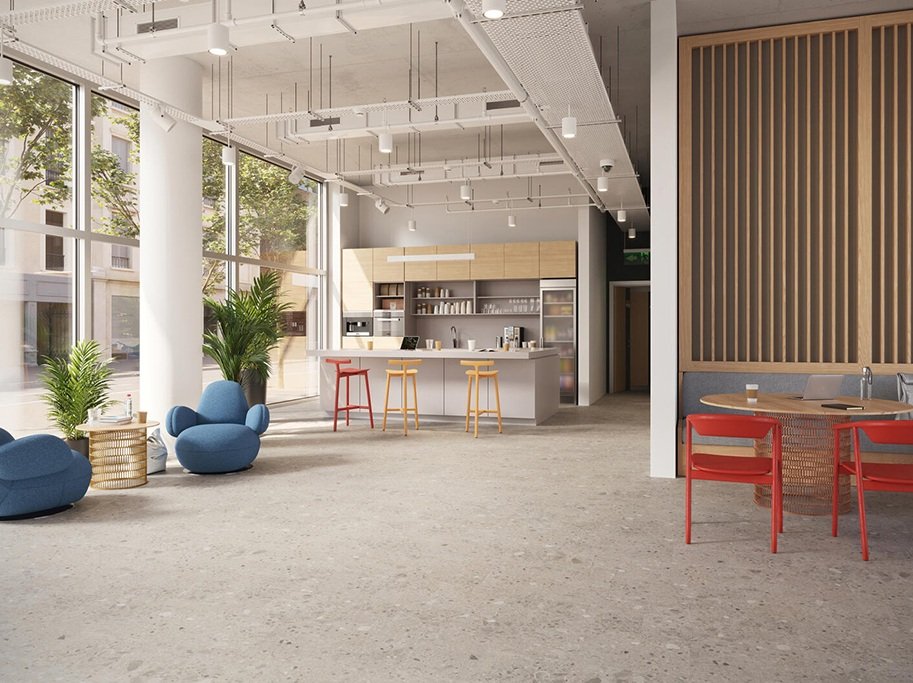 Tarkett LVT Vinyl - iD Click Ultimate 55 - Breccia Grey