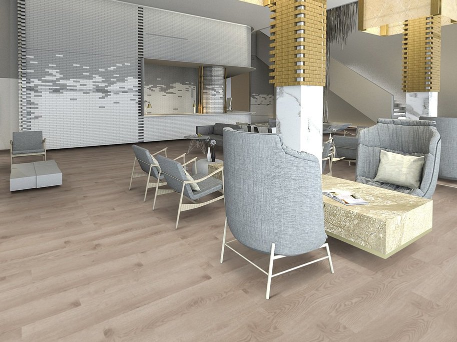 Tarkett LVT Vinylplank - iD Click Ultimate 55 - Contemporary Oak Grege