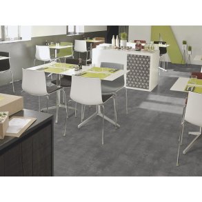 Tarkett LVT Vinyl - iD Click Ultimate 55 - Patina Concrete Dark Grey