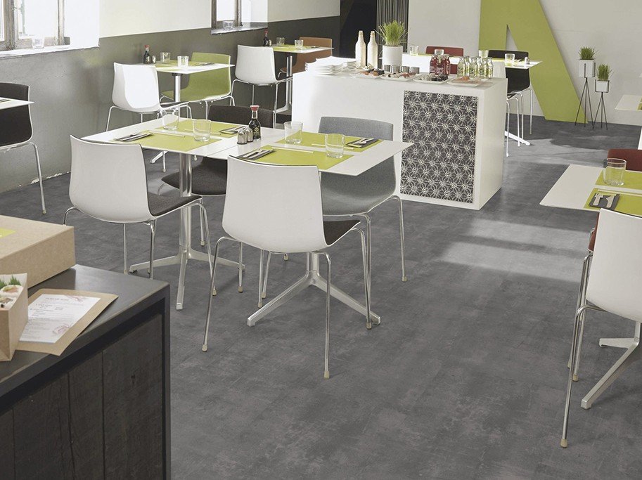 Tarkett LVT Vinyl - iD Click Ultimate 55 - Patina Concrete Dark Grey