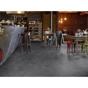 Tarkett LVT Vinyl - iD Click Ultimate 55 - Vintage Zinc Black