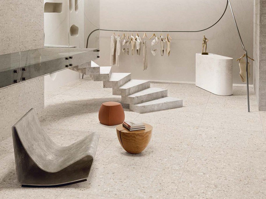 Vg- og gulvklinke - Lim White