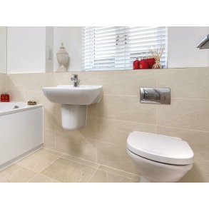 Restparti - Vegg- og gulvflis - Lake Stone Ivory 22,5x90 cm - Totalt 8,54 m2 - Spare 44 %