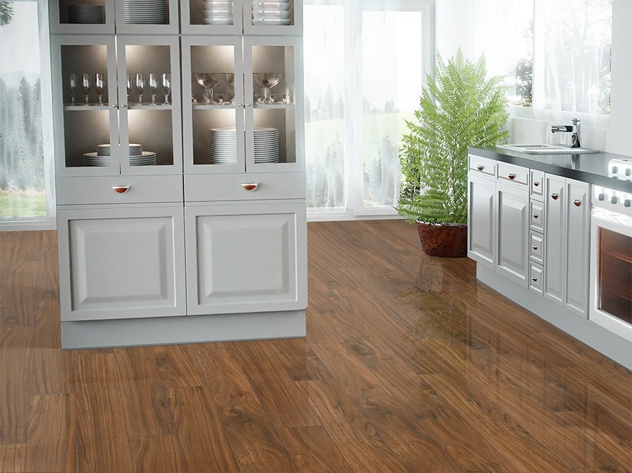 Laminatgulv Hjglans - Wood Morris Walnut