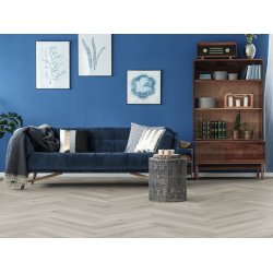 Laminat fiskebein - Eik Silver