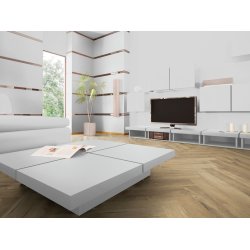 Laminat fiskebein - Eik Treviso