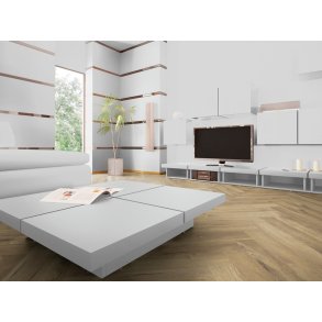 Laminat fiskebein - Eik Treviso