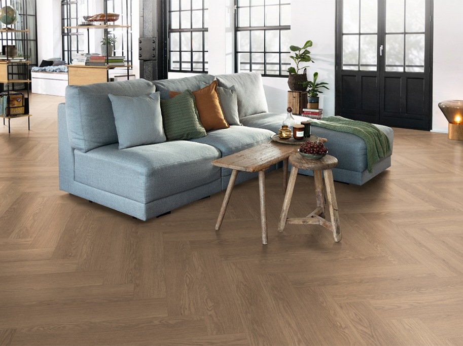 Laminat fiskeben - Brown Baronia Oak