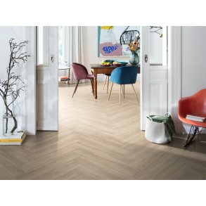 Laminat fiskeben - Cream Newport Oak