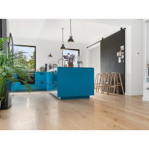 Massivt Plankegulv 22 mm - Ubehandlet Ask Natur - Bredde 160 mm