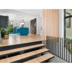 Massivt Plankegulv 30 mm - Ubehandlet Ask Natur - Bredde 160 mm