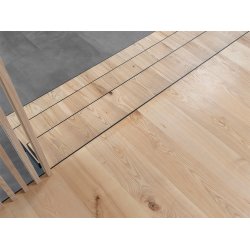 Massivt Plankegulv 30 mm - Ubehandlet Ask Natur - Bredde 130 mm