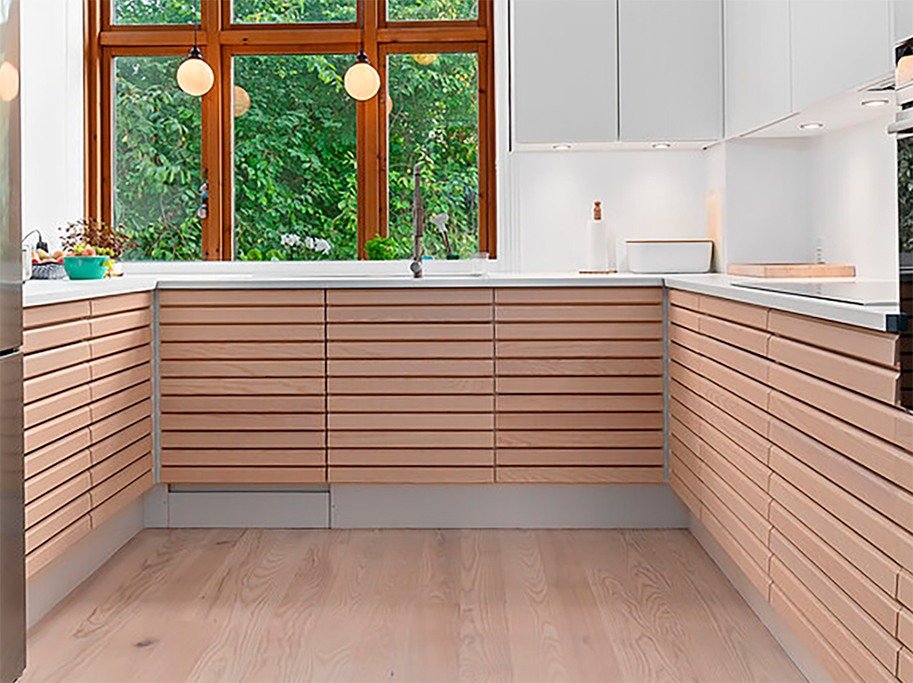 Massivt Plankegulv 30 mm - Ubehandlet Ask Select - Bredde 130 mm