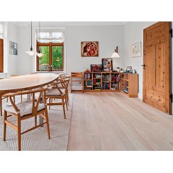 Massivt Plankegulv 22 mm - Ubehandlet Ask Select - Bredde 160 mm