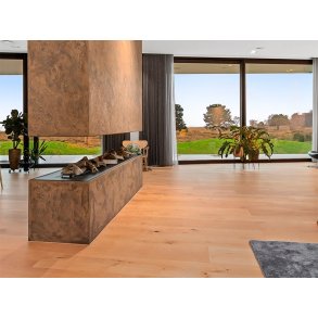 Massivt Plankegulv 30 mm - Ubehandlet Eg Natur - Bredde 260 mm